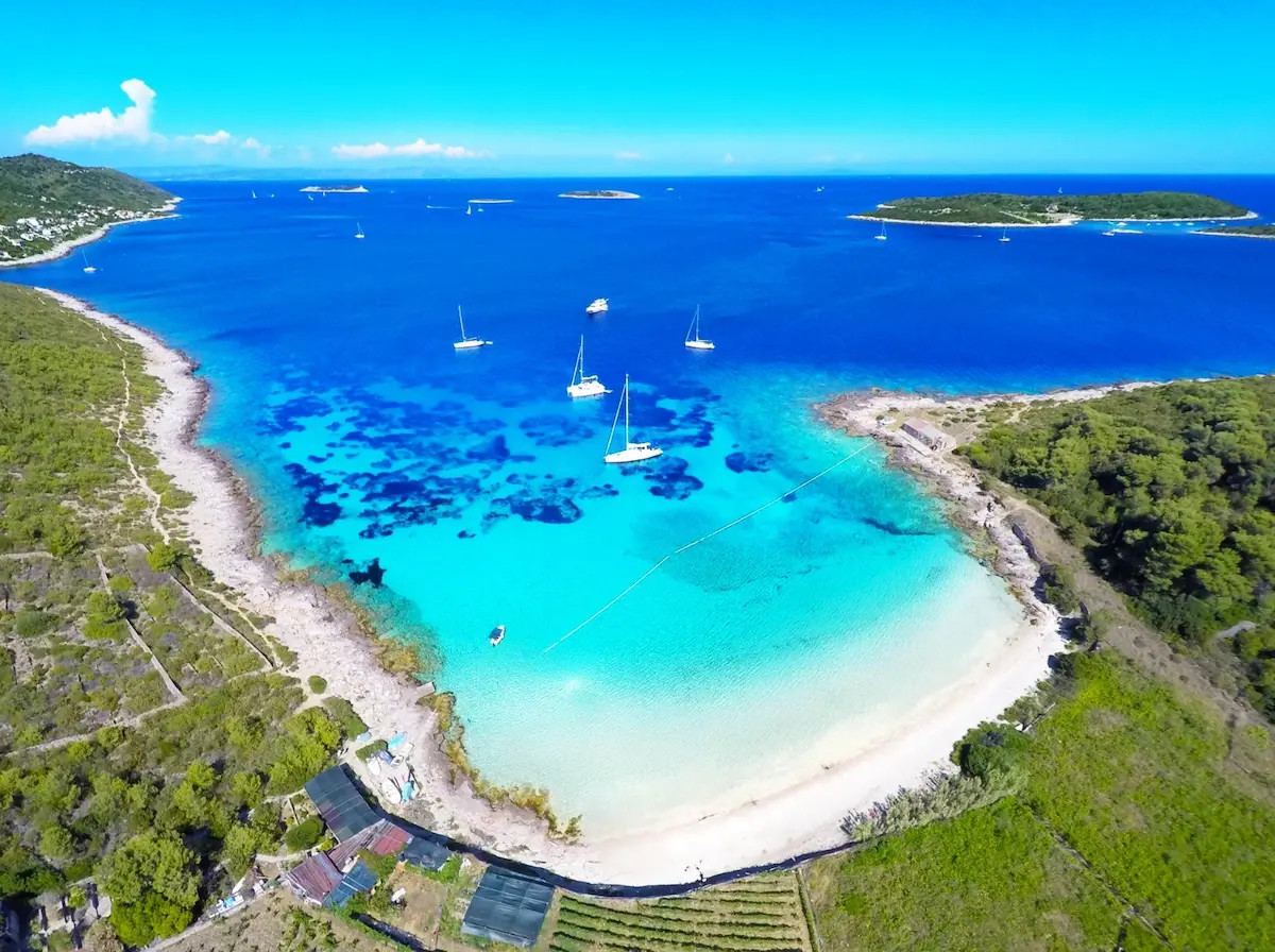 Taxi transfer to Zaglav Beach on Vis Island Croatia